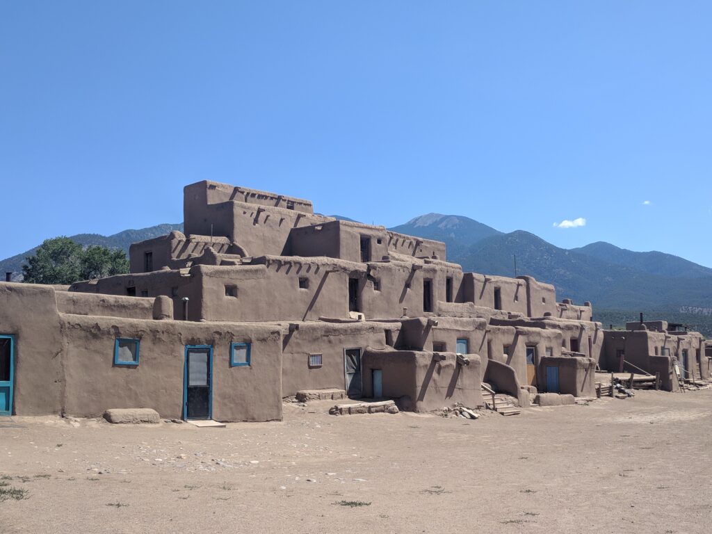 Taos Pueblo, New Mexico - July 2018.