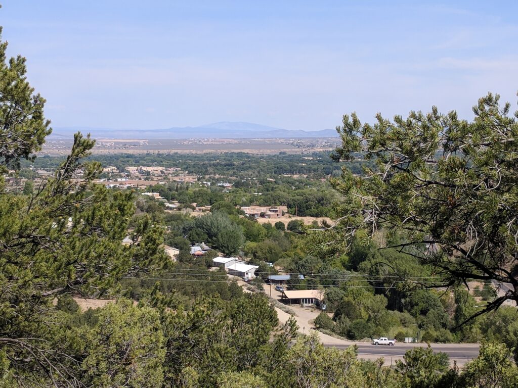 View from the South Boundary Trail in Taos, New Mexico - July 2018.