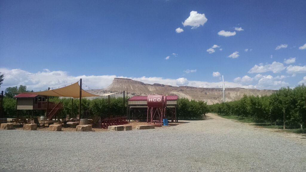 View of a winery in Grand Junction, Colorado.