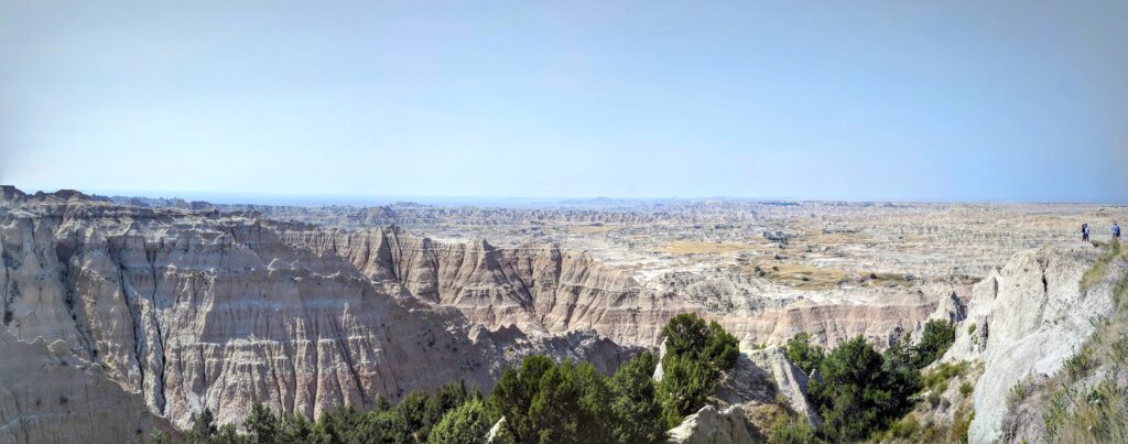 The Badlands in South Dakota.