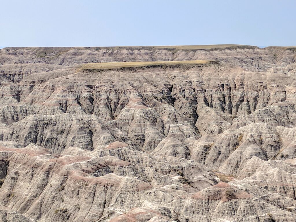 Badlands National Park in South Dakota.