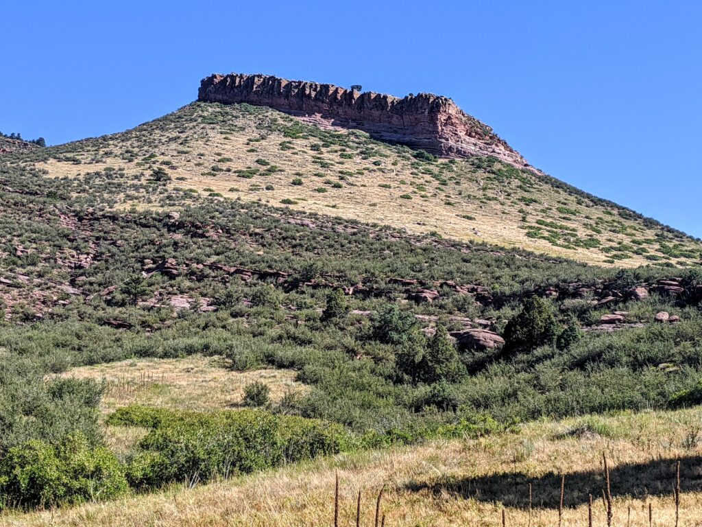 Plateau at the Bitterbrush Trail at Hall Ranch in Lyons, CO.