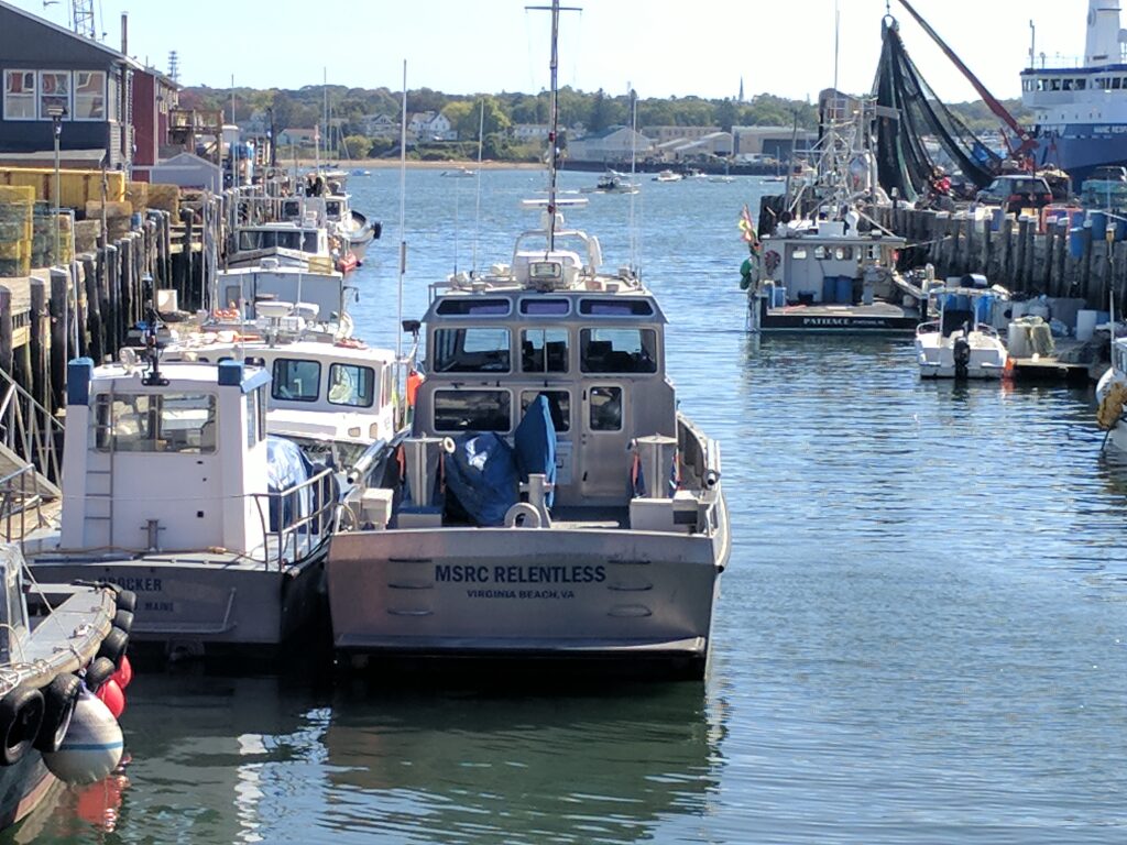 Boats in Portland, Maine.