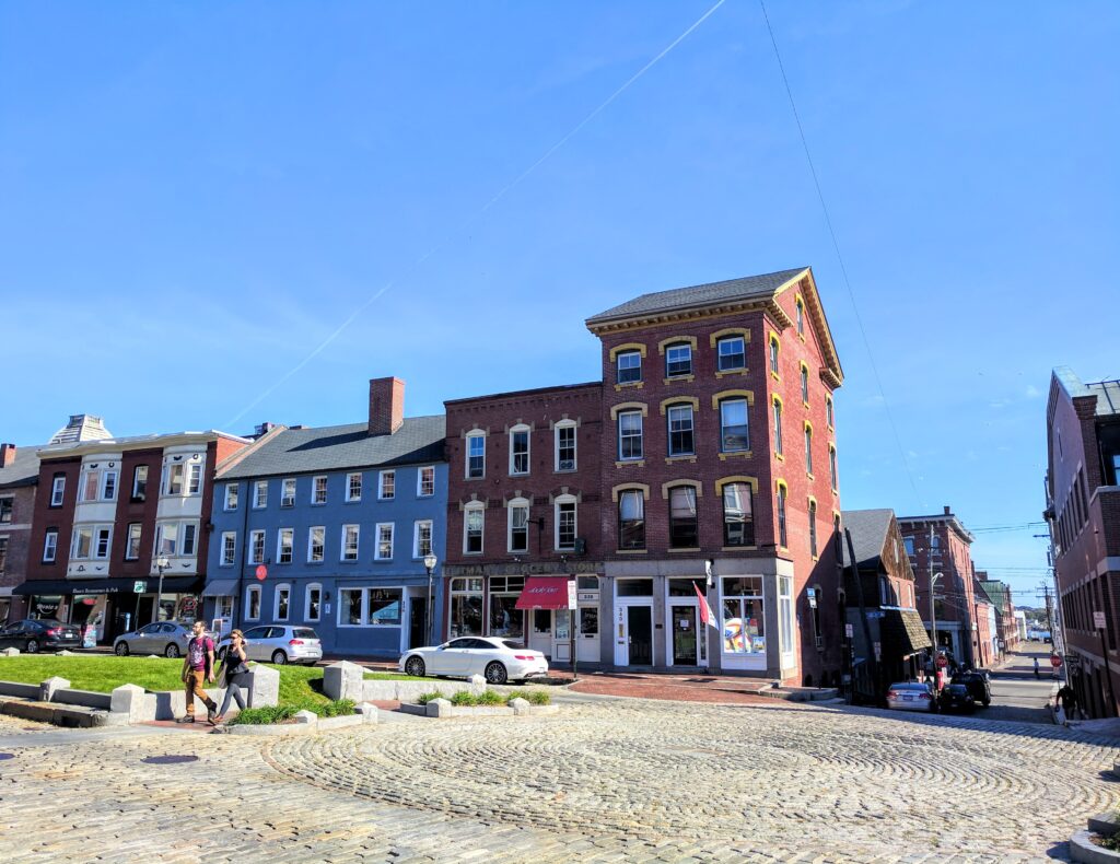 Architecture in Portland, Maine.