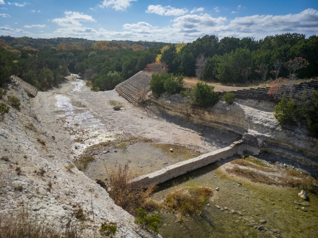 The Spillway at Cleburne State Park in Cleburne, TX.