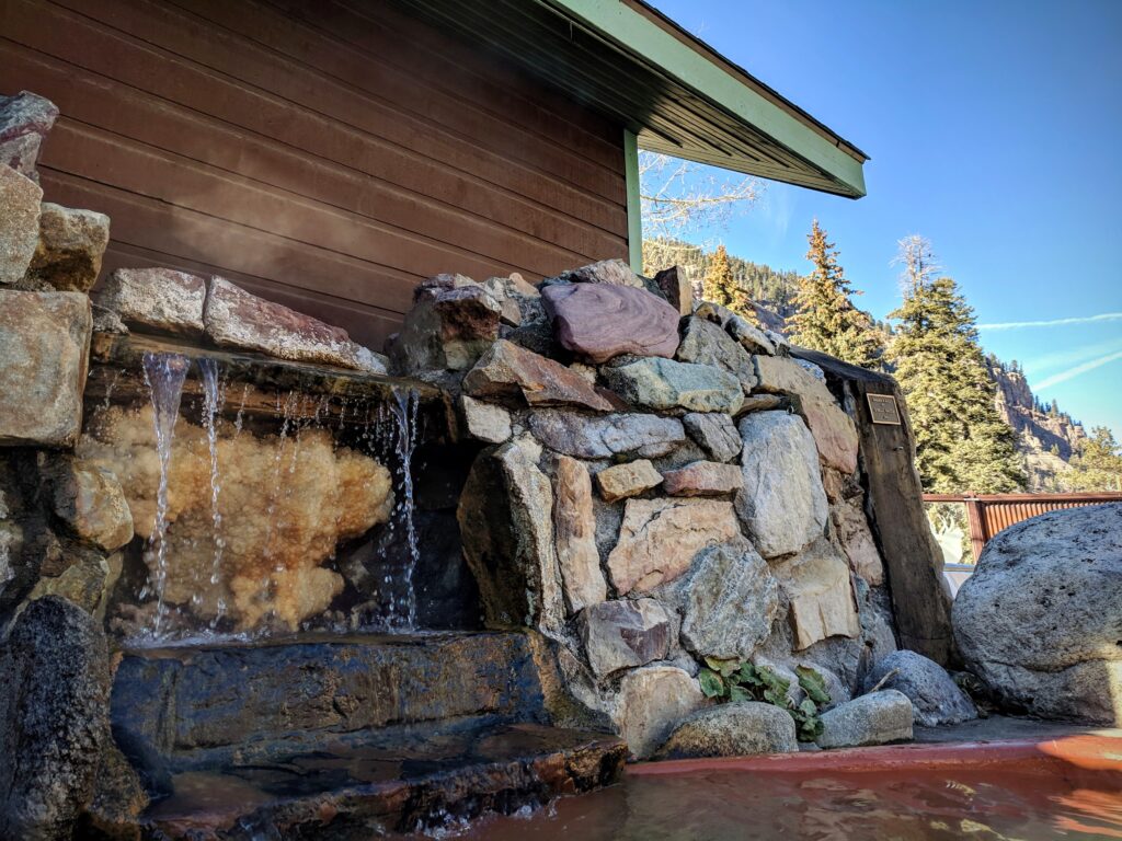 Outdoor Hot Springs at Twin Peaks Lodge