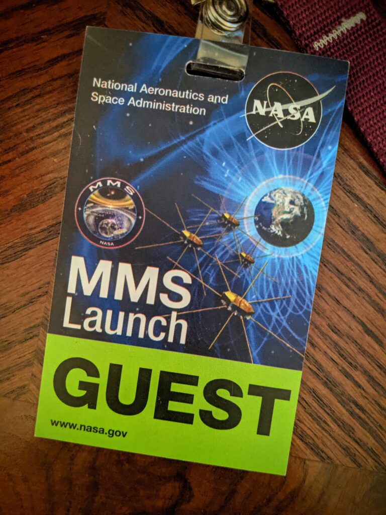 Magnetospheric Multiscale launch pass.