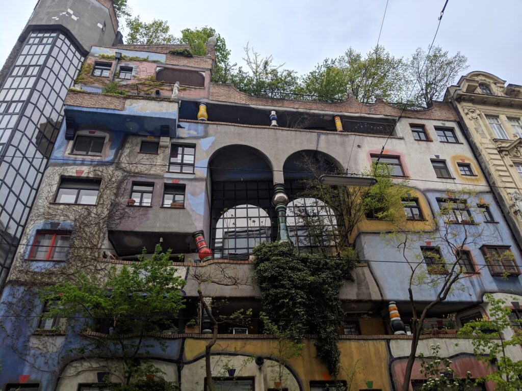 Hundertwasser in Vienna, Austria.