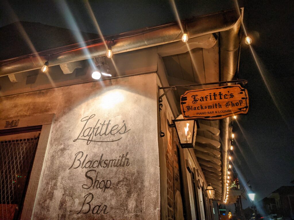 Lafitte's Blacksmith Shop in New Orleans, LA.