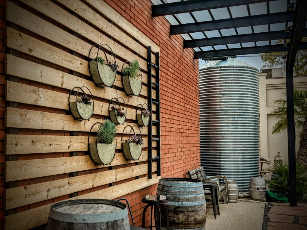 Entryway to New Braunfels Brewing Company, Texas.
